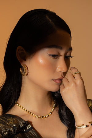 Heritage Diamond Hoops