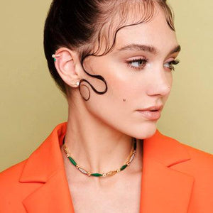 Malachite Diamond Hayat Choker Model