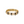 A gold-plated stretch bracelet featuring alternating textured gold spacer beads and smooth black and cream beads, set against a plain light blue background.
