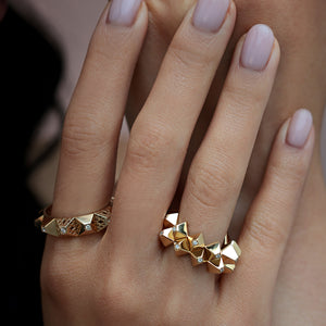 Heritage Geometric Band Ring