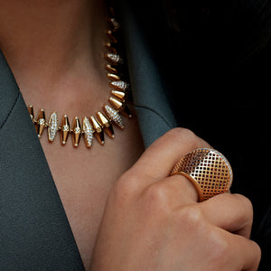 Happiness Yellow Gold Diamond Necklace