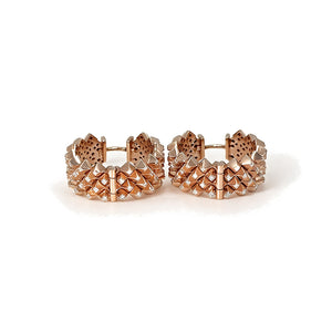 Diamond Heritage Hoop Earrings
