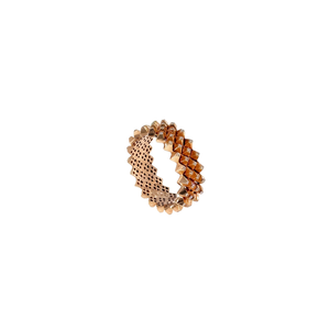 Heritage Rose Gold Diamond Pyramid Ring