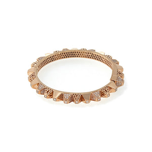 Heritage Rose Gold Diamond Bangle