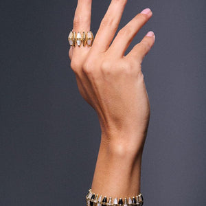 Mother of Pearl Happiness Bullet Ring Model