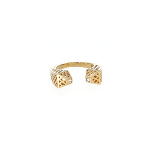 خاتم الكوكتيل Leya Geometric Diamond