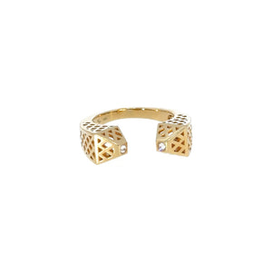 خاتم الكوكتيل Leya Geometric Diamond
