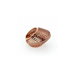 Mona Rose Gold Diamond Dome Ring
