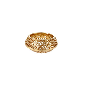 Mona Yellow Gold Geometric Ring