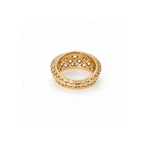 Mona Yellow Gold Geometric Ring
