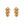 Heritage Yellow Gold Diamond Dangle Earrings