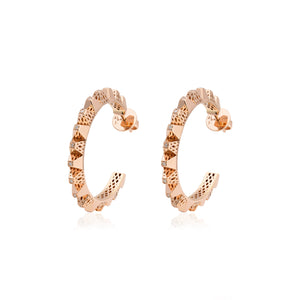 Heritage Diamond Hoops