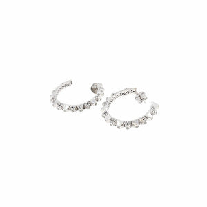 Heritage Diamond Hoops