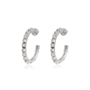Heritage Diamond Hoops