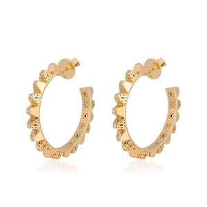 Heritage Diamond Hoops