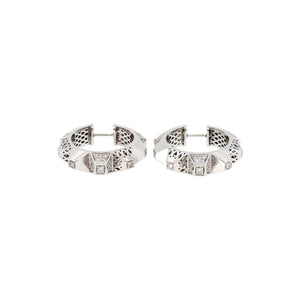 Diamond Heritage Geometric  Huggies