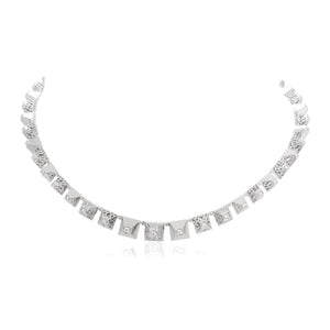 Heritage Diamond Geometric Necklace