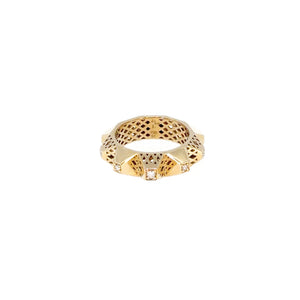 Heritage Geometric Band Ring