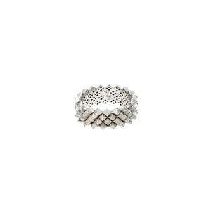 Diamond Heritage Pyramid Stud Band Ring