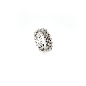 Diamond Heritage Pyramid Stud Band Ring