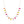 Rainbow Enamel Diamond Happiness Necklace