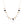 Onyx and Mother of Pearl Diamond Happiness Necklace