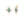 Malachite Happiness Dame Earrings