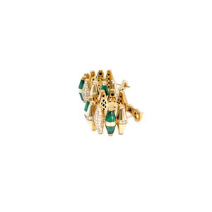 Diamond Happiness Bullet Hoop Earrings