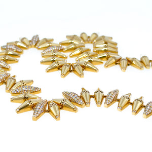 Happiness Yellow Gold Diamond Necklace