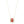 Red Coral Diamond Happiness Tri-Pendant