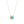 Turquoise Diamond Happiness Tri-Pendant
