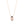 Mother of Pearl and Onyx Diamond Happiness Valentine Pendant
