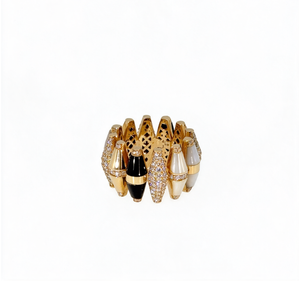 Happiness Diamond Pavé Spindle Ring