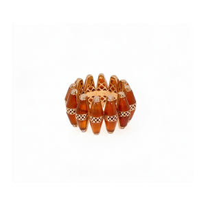 Happiness Diamond Rose Gold Bullet Ring