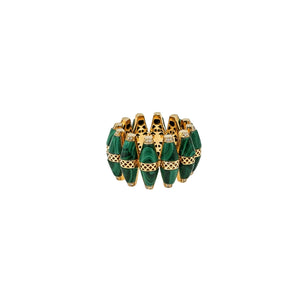 Happiness Diamond Yellow Gold Bullet Ring