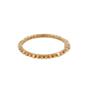 Heritage Yellow Gold Diamond Bangle