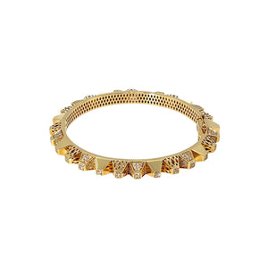 Heritage Yellow Gold Diamond Bangle