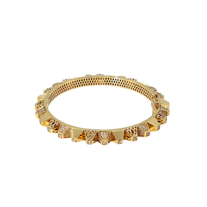Heritage Yellow Gold Diamond Bangle