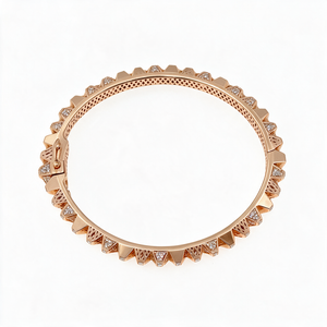Heritage Rose Gold Diamond Bangle