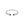 Leya Open Cuff White Gold Onyx Colored Bangle