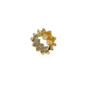 Diamond Heritage Triple Row Ring