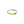 Happiness White Gold Yellow Enamel Stackable Ring